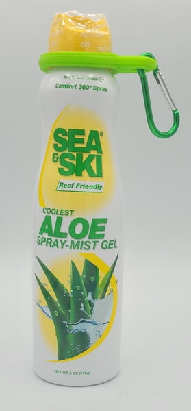 SEA SKI ALOE AFTERSUN SPRAY w/ Carabiner- 5.5 Nt Wt