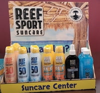 REEF SPORT PRE-PACK - SPRAYS / AFTERSUN / TAN / LIP - 23pcs + 24pcs Lip