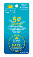 OCEAN POTION FACE POTION CLEAR ZINC SPF 50 - 1oz - Date Code June 2021
