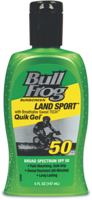 "DISCONTINUED" - BULL FROG QUIK GEL SPF 50 - 5oz