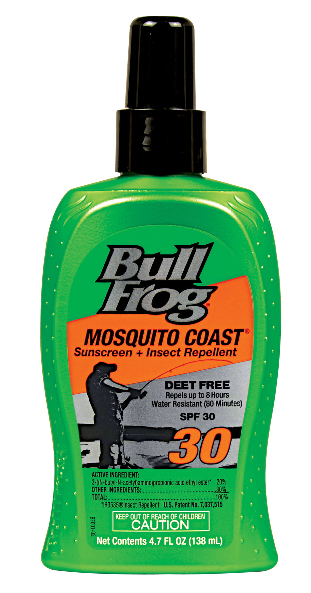 BULL FROG MOSQUITO COAST PUMP SPRAY SPF 50 4.7oz Sandboxx Group